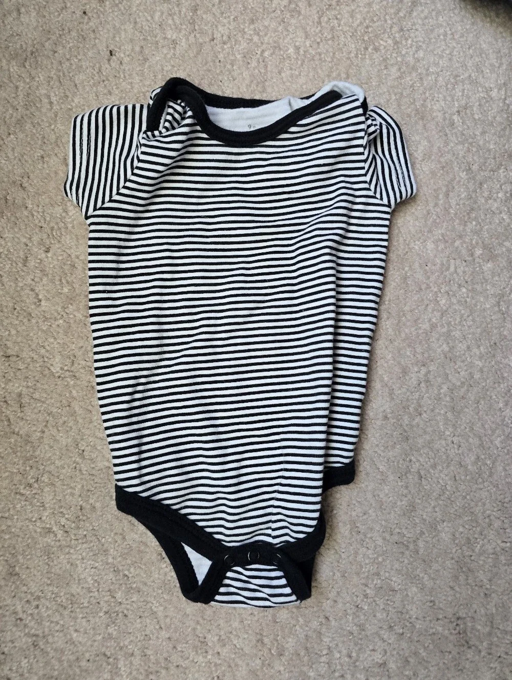 MiniB 9m Striped Onesie